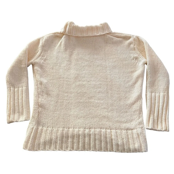 Philosophy Cream Knit Turtleneck Sweater - Picture 6 of 9